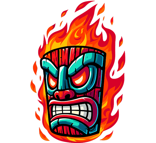 Burning mask